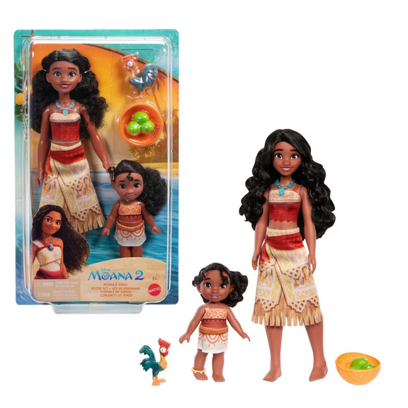 Disney Moana 2 Moana & Simea Doll 2-Pack