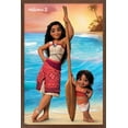 thumbnail image 1 of Disney Moana 2 - Moana and Simea Wall Poster, 14.725" x 22.375" Framed, 1 of 5