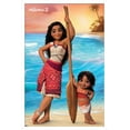 thumbnail image 1 of Disney Moana 2 - Moana and Simea Wall Poster, 14.725" x 22.375" Framed, 1 of 5
