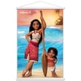 thumbnail image 1 of Disney Moana 2 - Moana and Simea Wall Poster with Magnetic Frame, 22.375" x 34", 1 of 5