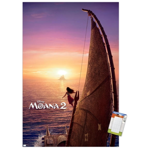 Disney Moana 2 - Teaser One Sheet Wall Poster, 22.375" x 34"