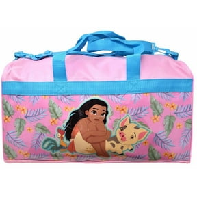 Pink Disney Moana Duffle Bag, for Travel, School, Sports, Daycare, or Vacation