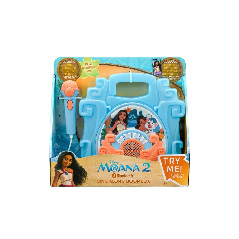 m.moana Disney Moana, Bluetooth Sing Along Boombox - Lights, Music
