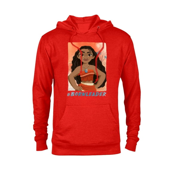 Disney Moana #BornLeader T-Shirt - Pullover Hoodie for Adults - Customized-Red Heather