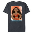 thumbnail image 1 of Disney Moana #BornLeader T-Shirt- Short Sleeve Blended T-Shirt for Adults - Customized-Navy Heather, 1 of 5