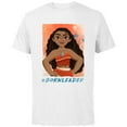 thumbnail image 1 of Disney Moana #BornLeader T-Shirt - Short Sleeve Cotton T-Shirt for Adults - Customized-White, 1 of 5