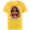 thumbnail image 1 of Disney Moana #BornLeader T-Shirt - Short Sleeve Cotton T-Shirt for Adults - Customized-Yellow, 1 of 5