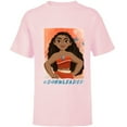 thumbnail image 1 of Disney Moana #BornLeader T-Shirt - Short Sleeve T-Shirt for Kids - Customized-Soft Pink, 1 of 5