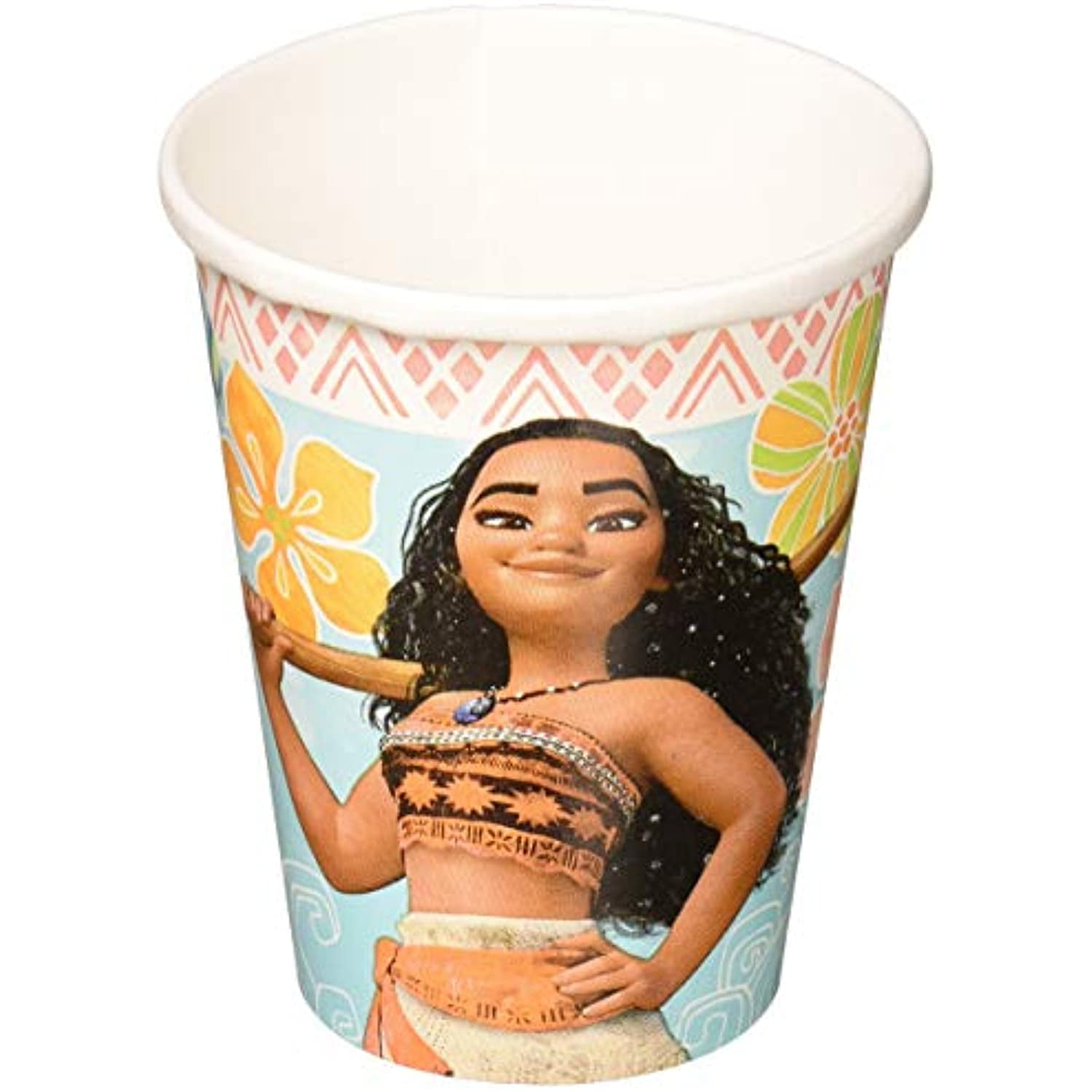 Disney MN01087 Moana Group Shot Plastic Cold Cup with Lid and