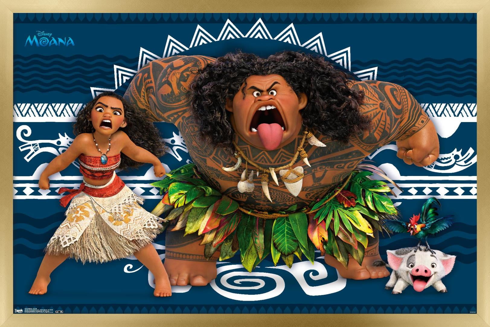 Disney Moana - Faces Wall Poster, 22.375