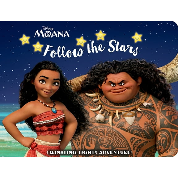 Disney Moana: Follow the Stars Twinkling Lights Adventure!, (Paperback)