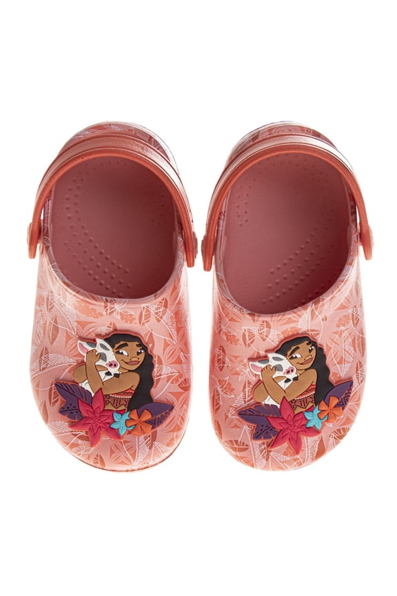 Moana Girls Clogs. (Toddler Little Kids), Coral, Size: 7-8