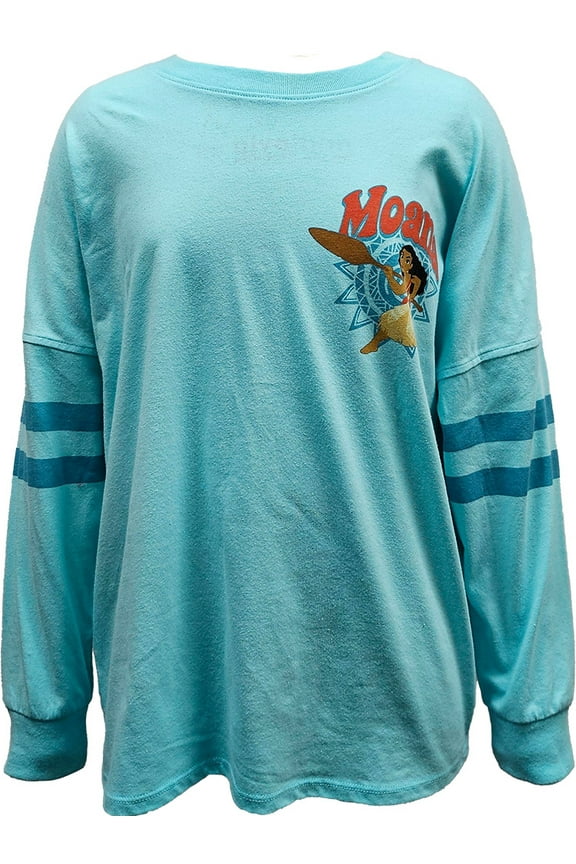 Moana Girls Graphic Jersey Tee with Long Sleeves, Sizes 4-16