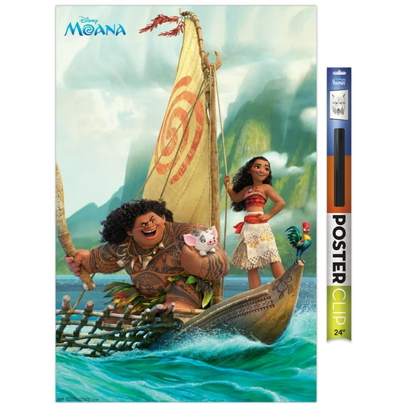 Disney Moana - Group Wall Poster, 22.375" x 34"