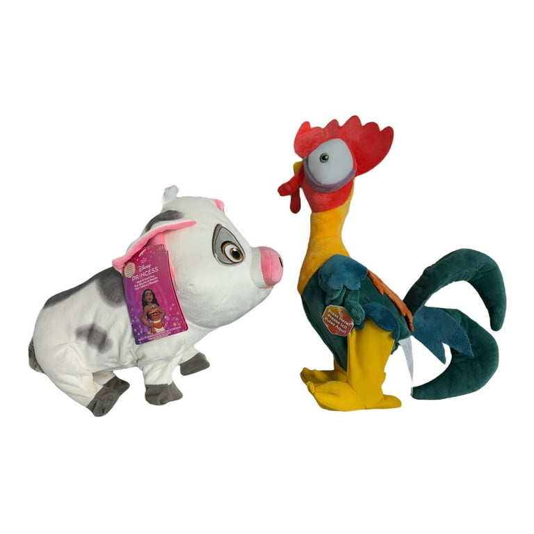 Disney Moana Hei Hei Pua Animated Plush Pack Clucking Hei