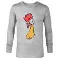 thumbnail image 1 of Disney Moana Heihei Rooster Chicken Big Face Costume - Long Sleeve T-Shirt for Men - Customized-Athletic Heather, 1 of 5