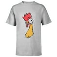 thumbnail image 1 of Disney Moana Heihei Rooster Chicken Big Face Costume - Short Sleeve T-Shirt for Kids - Customized-Athletic Heather, 1 of 5