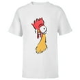 thumbnail image 1 of Disney Moana Heihei Rooster Chicken Big Face Costume - Short Sleeve T-Shirt for Kids - Customized-White, 1 of 5
