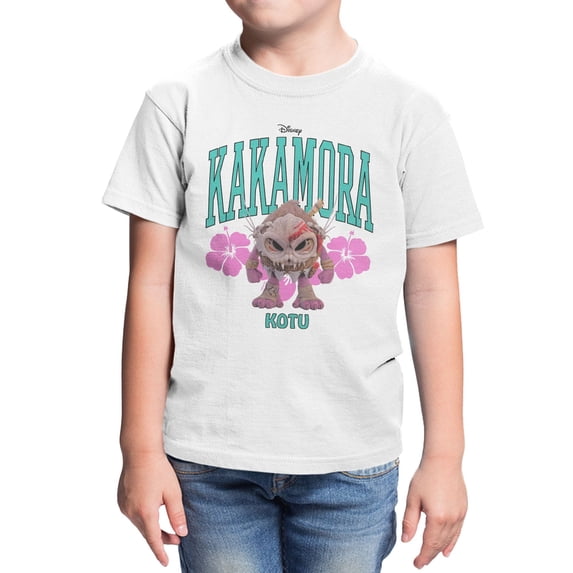 Disney Moana Kakamora Kotu Island Vibes Youth T Shirt (White, XS-XL)