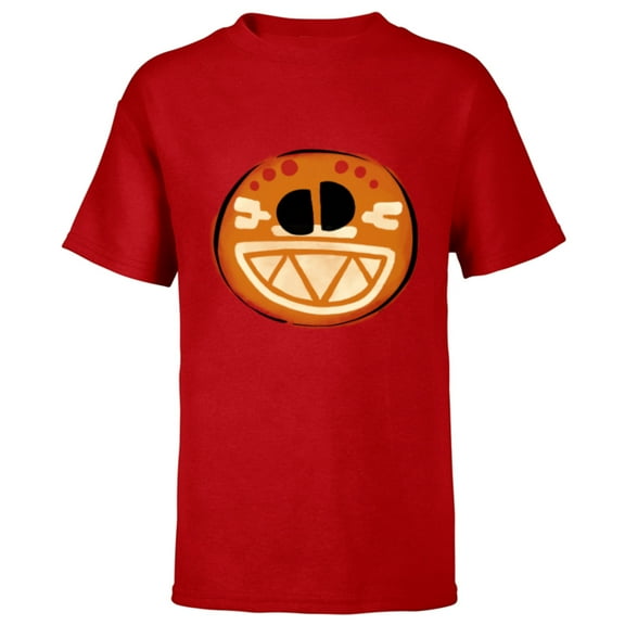 Disney Moana Kakamora Pirate Villain Big Face Costume - Short Sleeve T-Shirt for Kids - Customized-Red