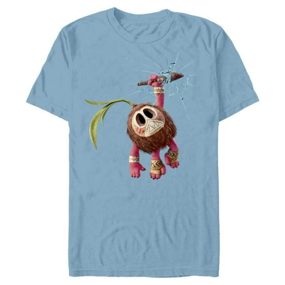 Disney Moana Kakamora T-Shirt- Short Sleeve Blended T-Shirt for Adults - Customized-Ocean Blue