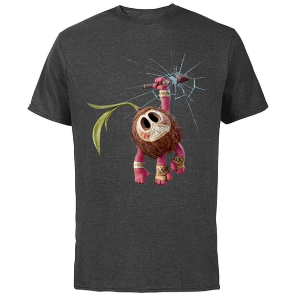 Disney Moana Kakamora T-Shirt - Short Sleeve Cotton T-Shirt for Adults - Customized-Charcoal