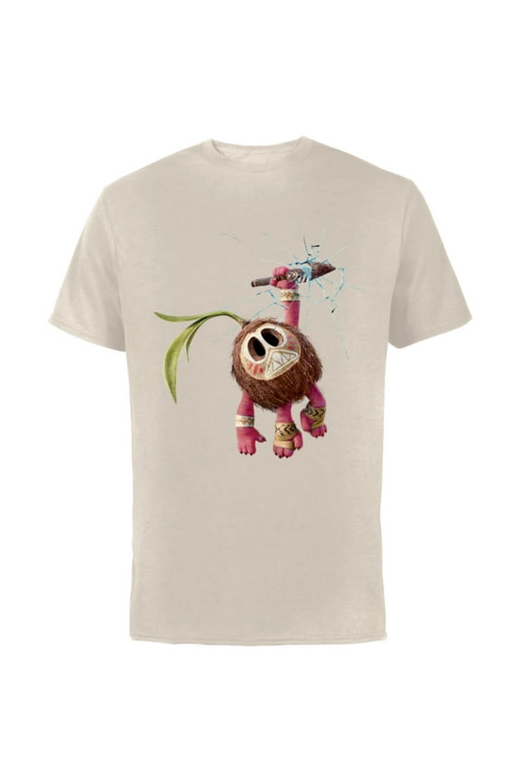 Moana Kakamora T-Shirt - Short Sleeve Cotton T-Shirt for Adults - Customized-Natural