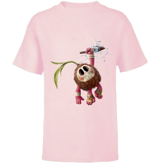 Disney Moana Kakamora T-Shirt - Short Sleeve T-Shirt for Kids - Customized-Soft Pink