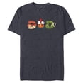 thumbnail image 1 of Disney Moana Letters Maui Father’s Day Birthday Best Dad - Short Sleeve Blended T-Shirt for Adults - Customized-Navy Heather, 1 of 5