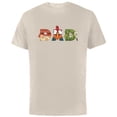 thumbnail image 1 of Disney Moana Letters Maui Father’s Day Birthday Best Dad - Short Sleeve Cotton T-Shirt for Adults - Customized-Natural, 1 of 5
