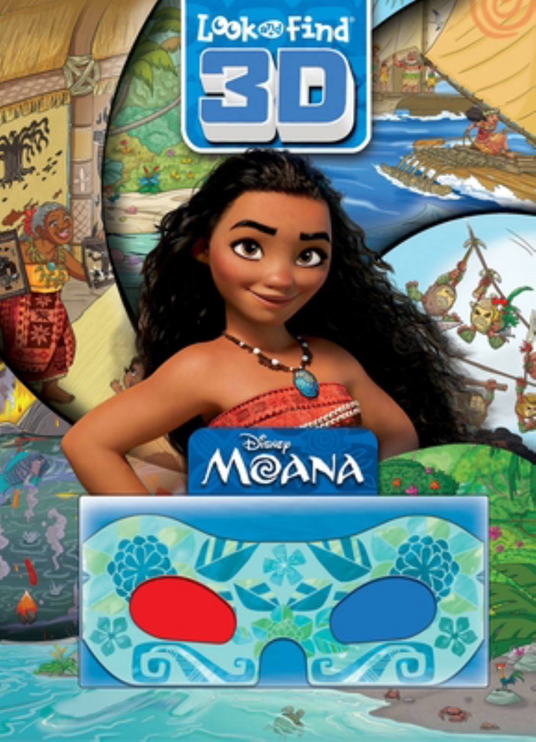 Disney Moana: Look and Find 3D (Hardcover) - Walmart.com