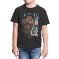 thumbnail image 1 of Disney Moana Maui Hook Pose Youth T Shirt (Black, XS-XL), 1 of 4