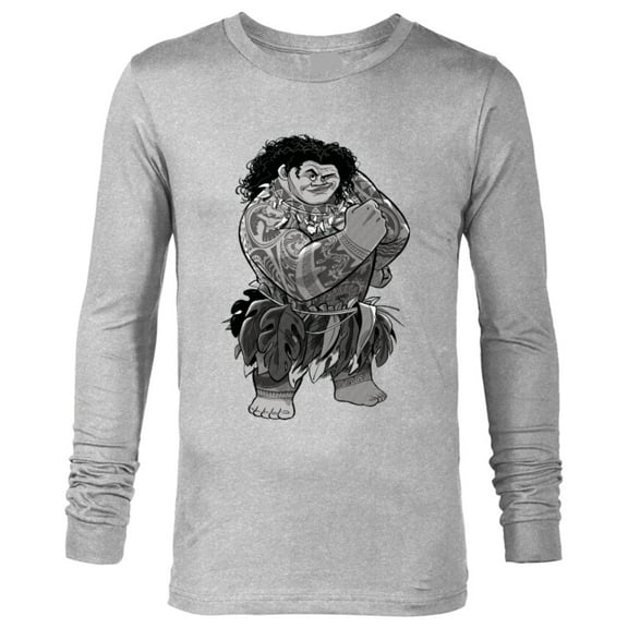 Disney Moana Maui - Long Sleeve T-Shirt for Men - Customized-Athletic Heather