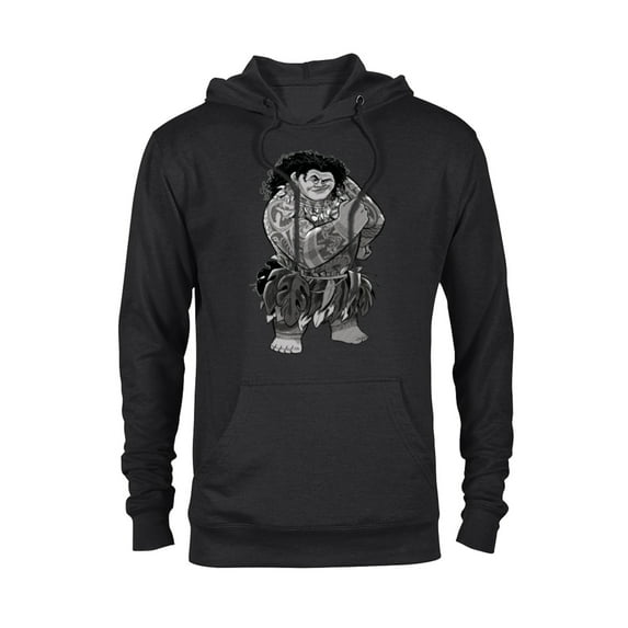 Disney Moana Maui - Pullover Hoodie for Adults - Customized-Black