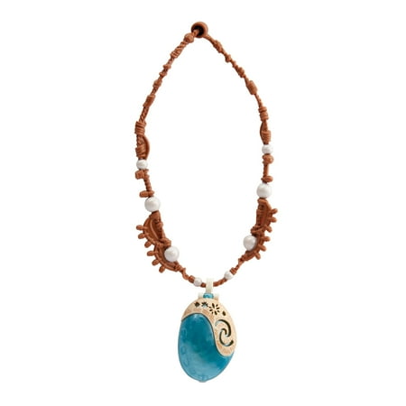 Disney Moana Necklace Magical Costume Accessory Princess Heart of Te Fiti Girls