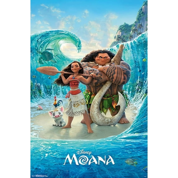 Disney Moana - Ocean Floor Wall Poster, 22.375" x 34"