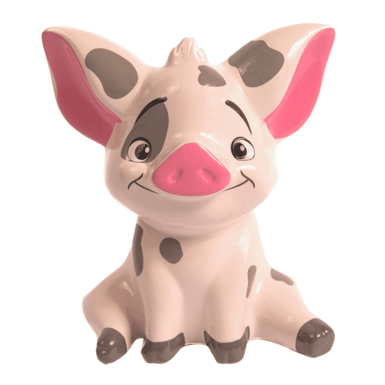 Disney Moana Piggy Bank Girls Pua Pig Ceramic Bank