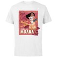 thumbnail image 1 of Disney Moana Retro True to Your Heart Navigator Island Girl - Short Sleeve Cotton T-Shirt for Adults - Customized-White, 1 of 5