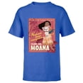 thumbnail image 1 of Disney Moana Retro True to Your Heart Navigator Island Girl - Short Sleeve T-Shirt for Kids - Customized-Royal, 1 of 5