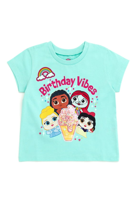 Moana Snow White Sally Birthday T-Shirt Little Kid to Big Kid