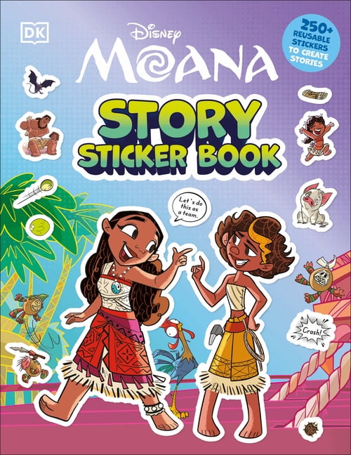 Disney Moana Story Sticker Book, (Paperback)