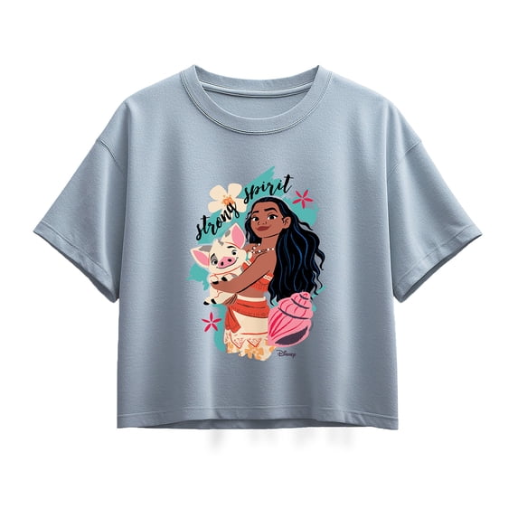 Disney - Moana Strong Spirit - Youth Girls Boxy T-Shirt