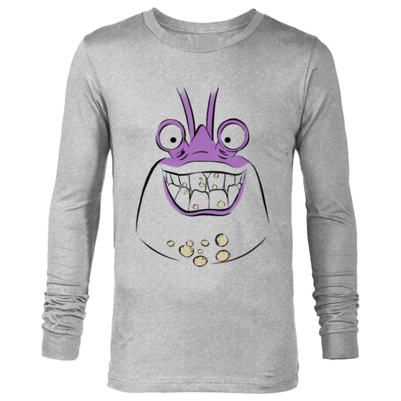 Disney Moana Tamatoa Crab Villain Big Face Costume - Long Sleeve T-Shirt for Men - Customized-Athletic Heather