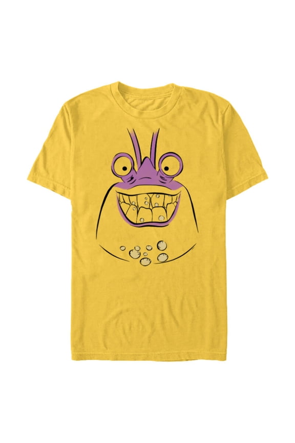 Moana Tamatoa Crab Villain Big Face Costume - Short Sleeve Blended T-Shirt for Adults - Customized-Yellow