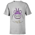 thumbnail image 1 of Disney Moana Tamatoa Crab Villain Big Face Costume - Short Sleeve T-Shirt for Kids - Customized-Athletic Heather, 1 of 5