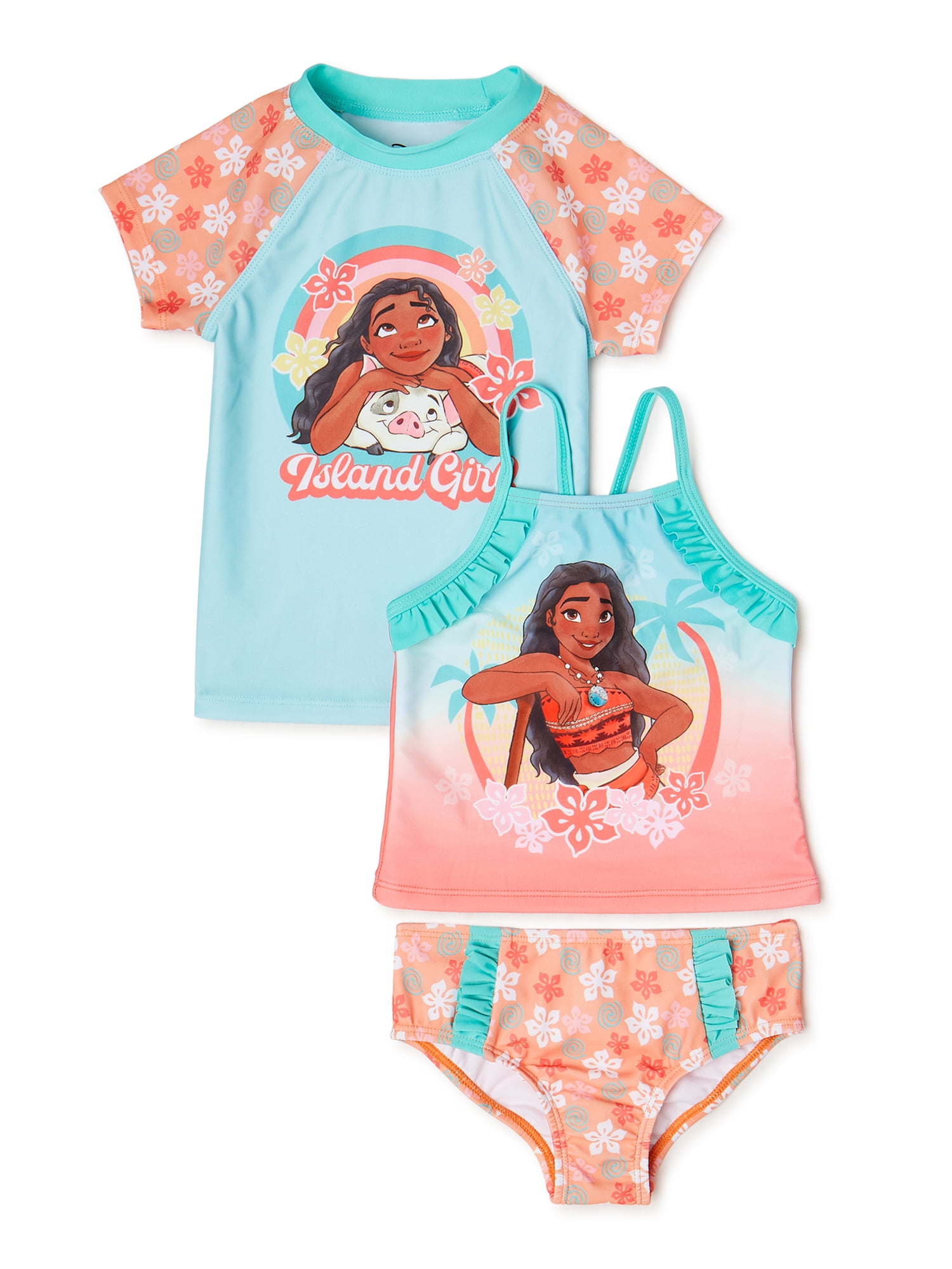 Moana store swimsuit walmart