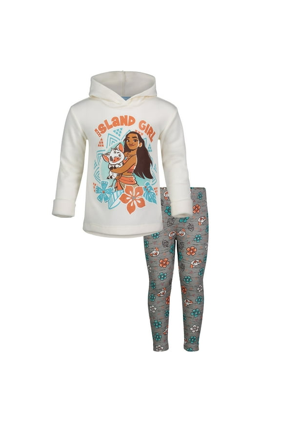 Moana Toddler Girls Pullover Hoodie and Leggings Outfit Set Infant to Big Kid