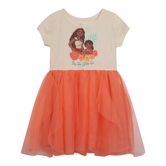 Disney Moana Tulle Dress Toddler to Big Kid