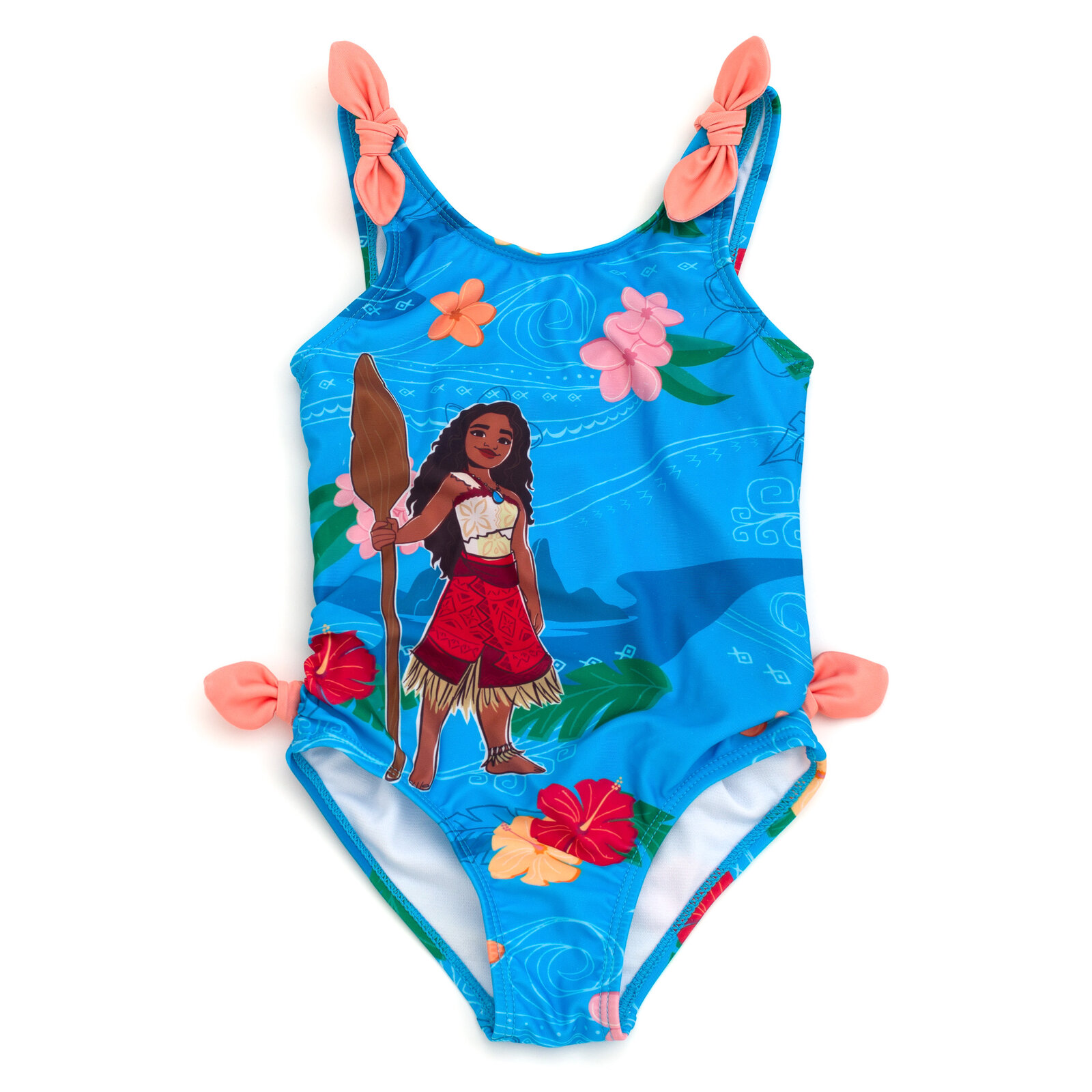 Disney Moana UPF 50+ One Piece Bathing Suit Toddler to Big Kid