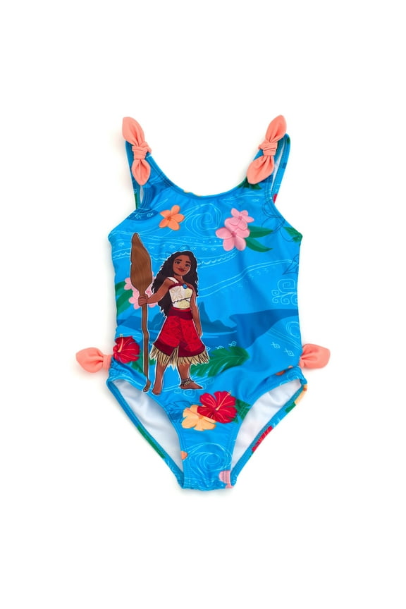 Moana UPF 50+ One Piece Bathing Suit Toddler to Big Kid